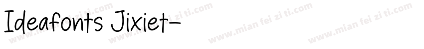 Ideafonts Jixiet字体转换